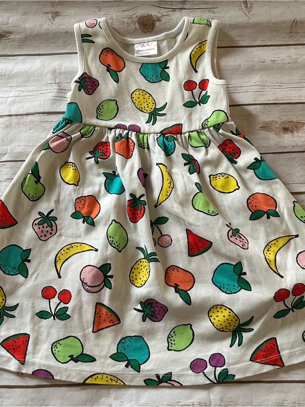 Hanna fruit dress fair faint stains 110